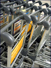 luggage carts airport